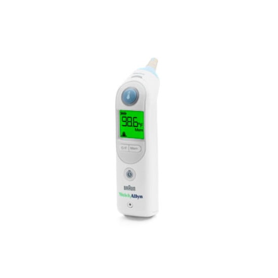 Braun oorthermometer Pro 6000 oor baby's en volwassenen die meet in enkele seconden