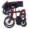 Excel ultra light 9.9 rolstoel in drie kleuren ingeklapt