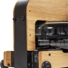 Flow Fitness roeitrainer Perform W9i Oak die als beste getest is door kieskeurig.nl. Gezien van vliegwiel