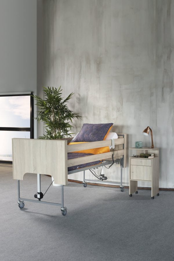 hoog-laagbed Ecofit S de Luxe van het merk Tecfor in de kleur wild eiken halfhoog