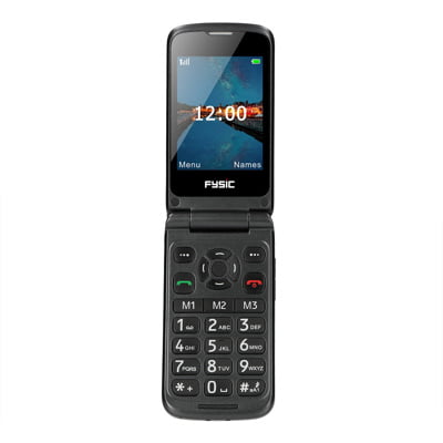 Fysic F15 telefoon van Thuiszorgwinkel.nl Uitgeklapt