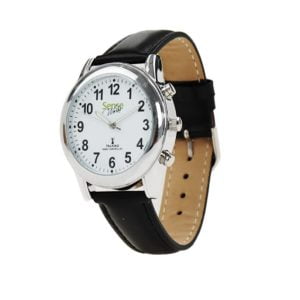 Zendergestuurd nederlandssprekend horloge van SenseWorks