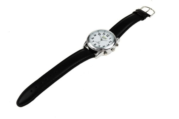 SenseWorks nederlandssprekend horloge met zwart band