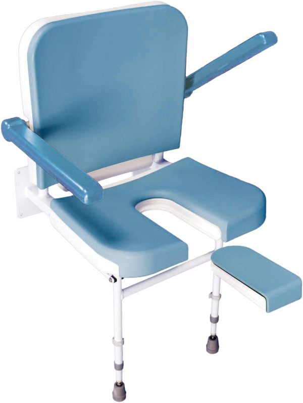 Douchezitje Duo de Luxe 2 in 1 van aluminium