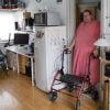 Rollator XXL King Rehab voor een gebruikersgewicht tot 325 kg. Dit is een voorbeeld foto
