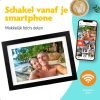 Digitaal fotolijst van het merk Puro & Co verkrijgbaar in 3 maten en diverse kleuren. Dit is zwart met wit venster. Overal te versturen ter wereld