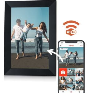 Digitaal fotolijst van het merk Puro & Co verkrijgbaar in 3 maten en diverse kleuren.