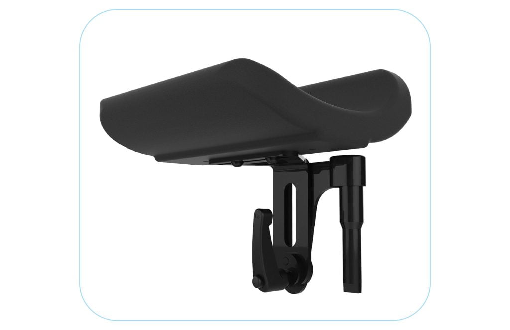 De amputatiesteun voor de Rehasense rolstoelen kunt u bestellen in rechter of linker uitvoering en is ideaal zodat u comfortabel kunt rusten.