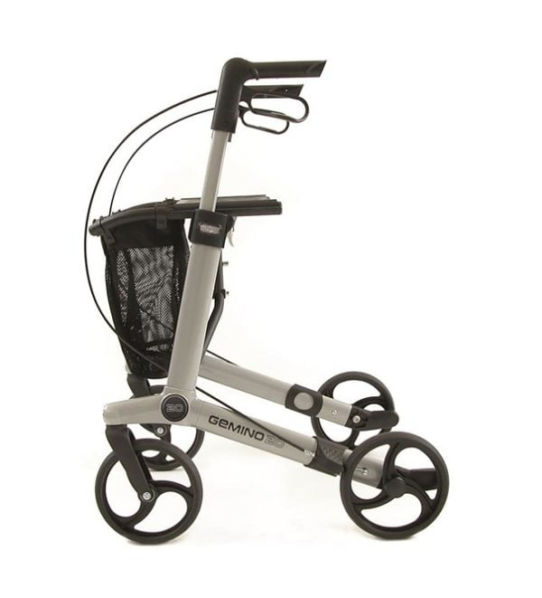 Rollator Gemino 20 in de kleur zilver