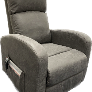 Lazy-up sta-opstoel met 1 motor is een heerlijke relaxstoel in kleur antracietgrijs