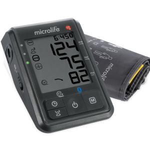 Microlife bloeddrukmeter BP B6 Connect BT die uitgerust is met alle denkbare functies en koppeling naar de smartphone of pc.
