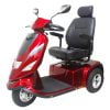 Scootmobiel 3- wiel Bluster met snelheid van 15 km per uur in kleur rood
