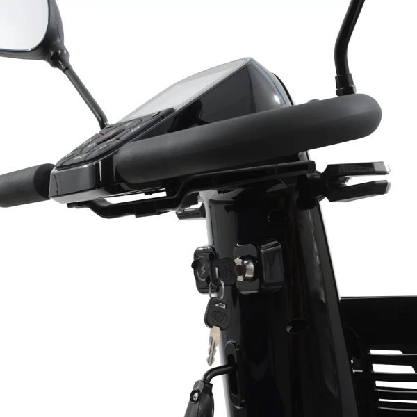 Scootmobiel 4-wiel Presto S 4. kleur zwart stuur