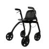Nipglide Escape Rollator in de kleur zwart van Thuiszorgwinkel.nl