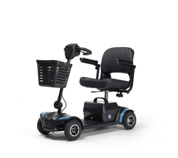 Nieuw bij Vermeiren de scootmobiel Air One+ in kleur blauw