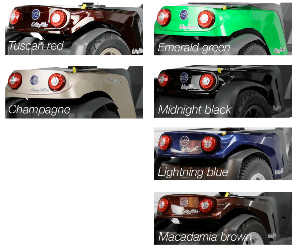 Kleuren voor scooters Excel