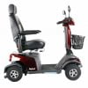 Scootmobiel Galaxy Compact II in de kleur rood zijzijde