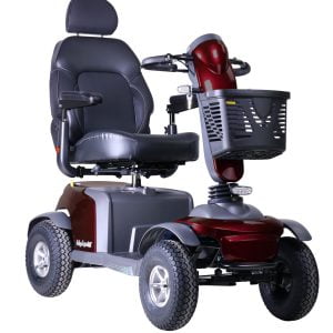 Scootmobiel Galaxy Compact II in de kleur rood