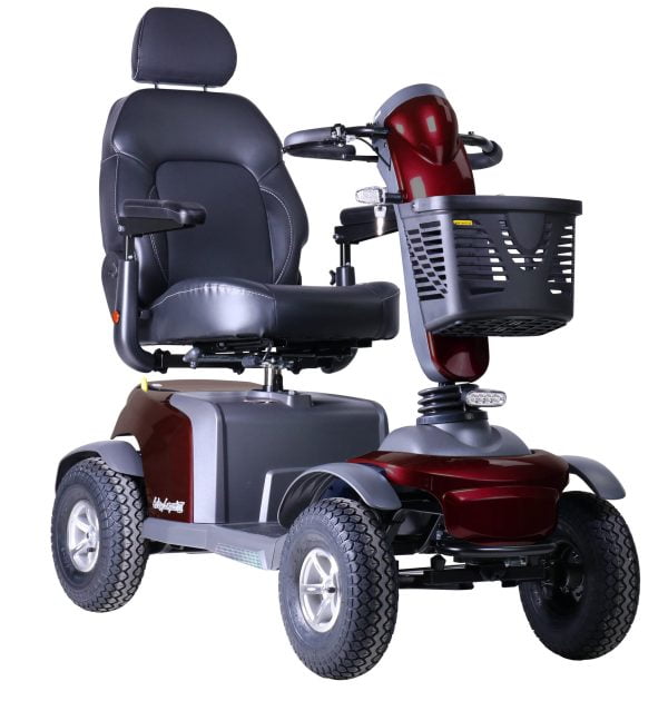 Scootmobiel Galaxy Compact II in de kleur rood