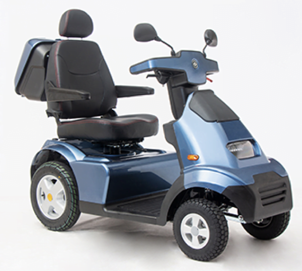 Scootmobiel S4 van het merk Afikim in de kleur blauw