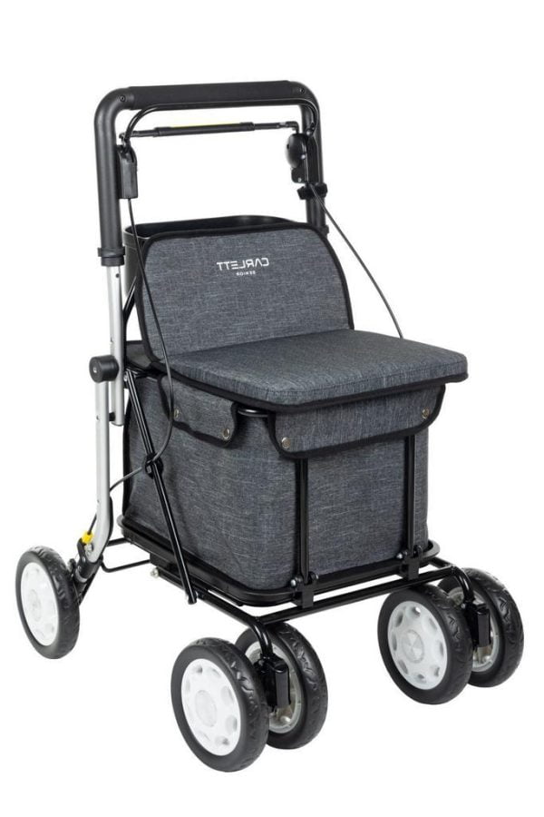 Boodschappenrollator in de kleur grijs