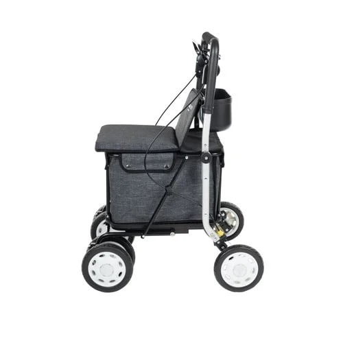 Boodschappenrollator in de kleur grijs