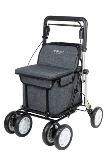 Boodschappentrolley_carlett_lett900_grijs_thuiszorgwinkel.nl_3 Boodschappenrollator in de kleur grijs