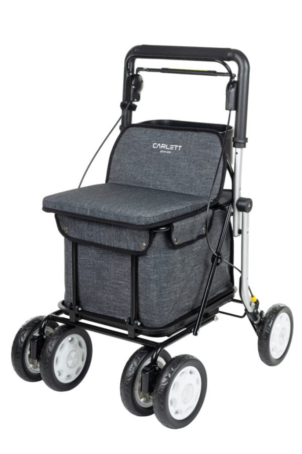 Boodschappenrollator in de kleur grijs