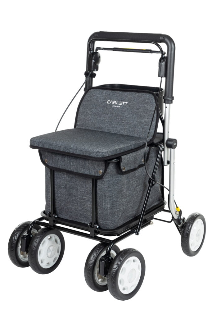Boodschappenrollator in de kleur grijs