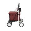 Boodschappenrollator in de kleur rood