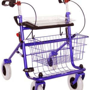 Premis rollator standaard in de kleur blauw