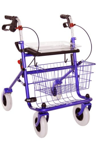 Premis rollator standaard in de kleur blauw