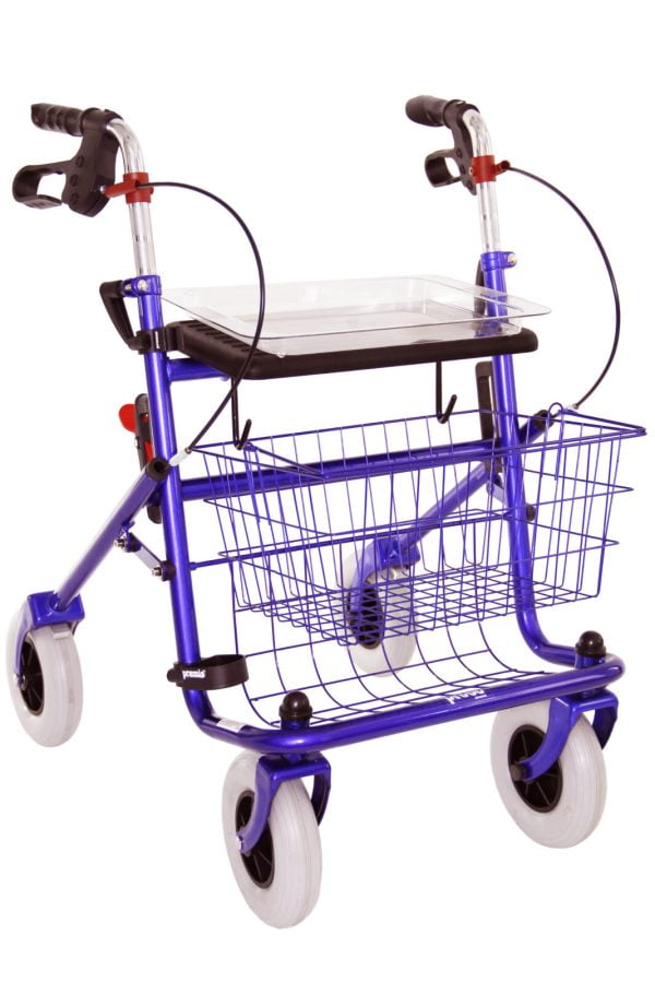 Premis rollator standaard in de kleur blauw