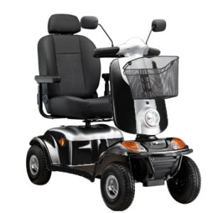 Kymco Maxi XLS Scootmobiel met 4 luchtbanden en zeer compleet.