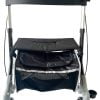Aidapt rollator in de kleur donkergrijs voorzijde