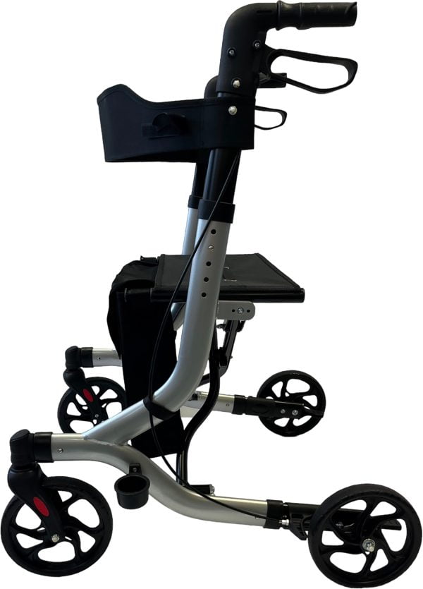 Rollator Aidapt lichtgewicht compleet lichtgrijs
