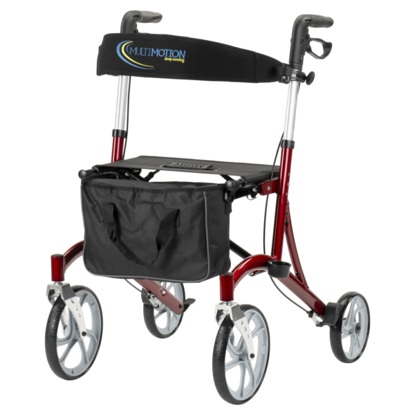 Rollator Cruiser van het merk Multi Motion in de kleur rood