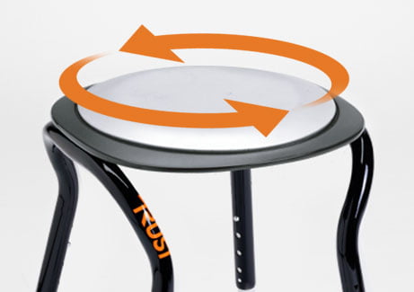 Douchekruk Let's frisbee van het merk Trustcare met draaiende zitting