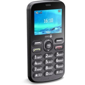 Zwarte doro 1880 telefoon van Thuiszorgwinkel.nl