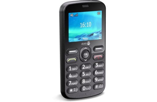 Doro_1880_Zwart_Thuiszorgwinkel.nl Zwarte doro 1880 telefoon van Thuiszorgwinkel.nl
