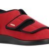 Verbandschoen Genua Colour in de kleur Burgund, wat rood is.