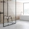 Dit is de douchekruk Let's Enjoy in een badkamer van het merk Mobio