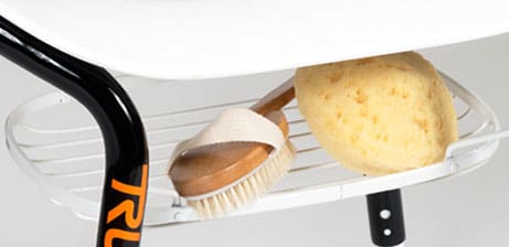 Dit is de laadruimte van de Let's Sing douchekruk van het merk mobio