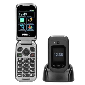 Fysic klaptelefoon F25 met vele functionaliteiten en grote toetsen
