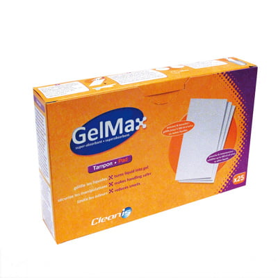 De GelMax® absorberende inleggers (pads) vangen lichaamsvloeistoffen