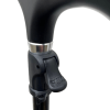 Wandelstok met drukknopverstelling zodat u deze met 1 handige knop op de juiste hoogte instelt.