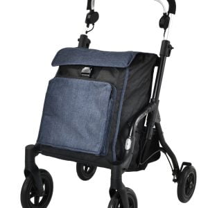 Shopper en rollator in een van het merk MultiMotion in de kleur denim blauw