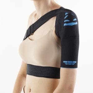 De Ortho 700 schouderbrace heeft een anatomische pasvorm en is links en rechts inzetbaar