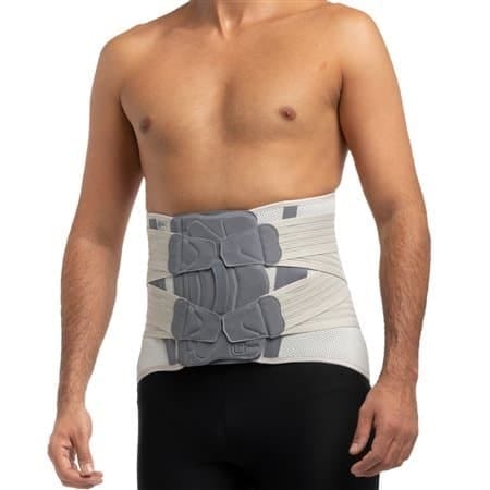 Deze semi-rigide rugbandage PRS643G van niet-elastisch, luchtdoorlatend weefsel met drie lagen dat zich perfect aanpast aan de vorm van de patiënt wordt ingezet voor conservatieve en postoperatieve stabilisatie in het onderrug gebied.