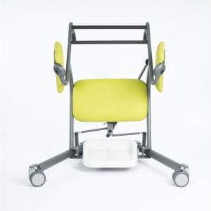 De sta-op hulp Mover Flexi Xtra wordt gekenmerkt door een hoge maximale belasting van wel 220 kg.